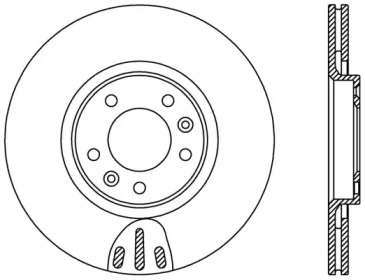 Тормозной диск (OPEN PARTS: BDR2380.20)