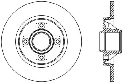 Тормозной диск (OPEN PARTS: BDR2387.10)