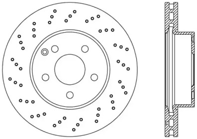 Тормозной диск (OPEN PARTS: BDR2393.25)