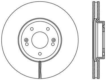 Тормозной диск (OPEN PARTS: BDR2407.20)