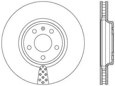 Тормозной диск (OPEN PARTS: BDR2412.20)