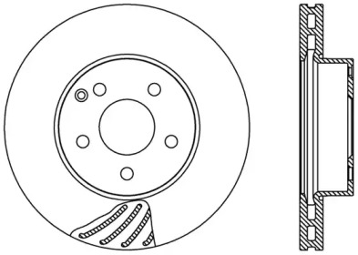 Тормозной диск (OPEN PARTS: BDR2418.20)