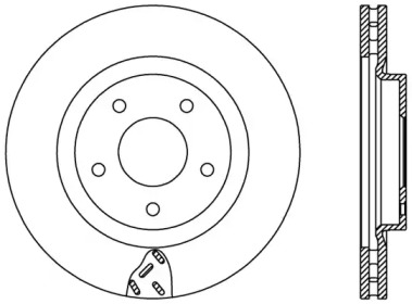 Тормозной диск (OPEN PARTS: BDR2435.20)