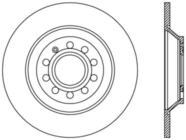 Тормозной диск (OPEN PARTS: BDR2442.10)