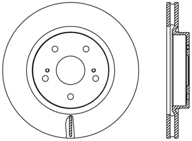 Тормозной диск (OPEN PARTS: BDR2447.20)