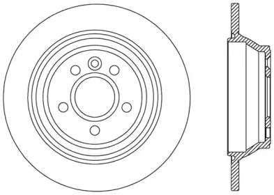 Тормозной диск (OPEN PARTS: BDR2457.10)