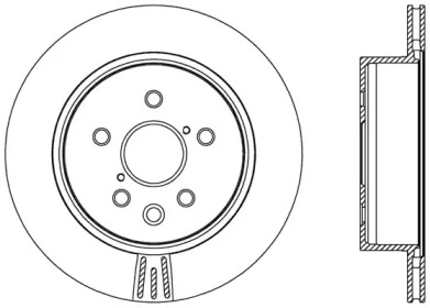 Тормозной диск (OPEN PARTS: BDR2461.20)