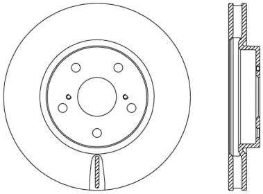 Тормозной диск (OPEN PARTS: BDR2462.20)