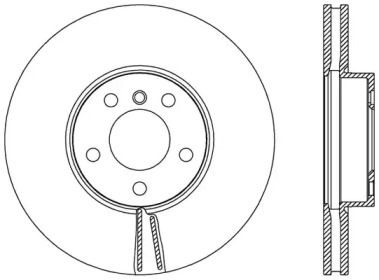 Тормозной диск (OPEN PARTS: BDR2464.20)