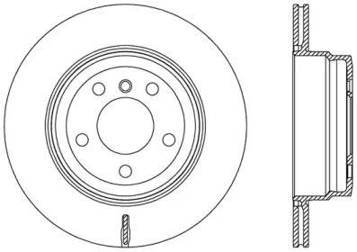 Тормозной диск (OPEN PARTS: BDR2465.20)