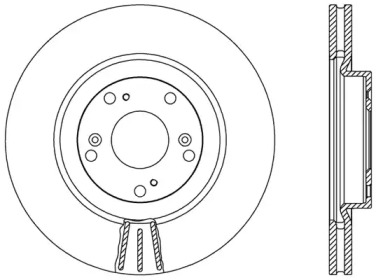 Тормозной диск (OPEN PARTS: BDR2473.20)