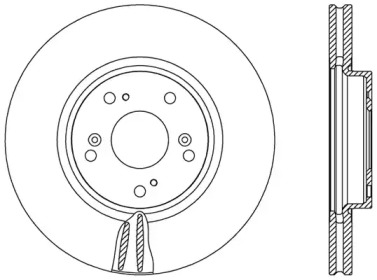 Тормозной диск (OPEN PARTS: BDR2474.20)