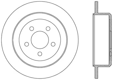 Тормозной диск (OPEN PARTS: BDR2479.10)