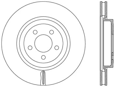 Тормозной диск (OPEN PARTS: BDR2480.20)