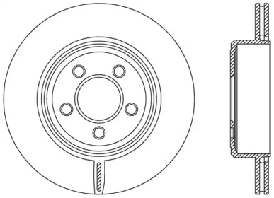 Тормозной диск (OPEN PARTS: BDR2481.20)