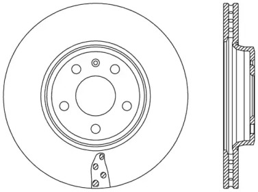 Тормозной диск (OPEN PARTS: BDR2485.20)