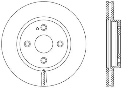 Тормозной диск (OPEN PARTS: BDR2490.20)