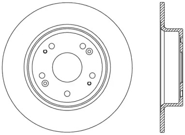 Тормозной диск (OPEN PARTS: BDR2495.10)