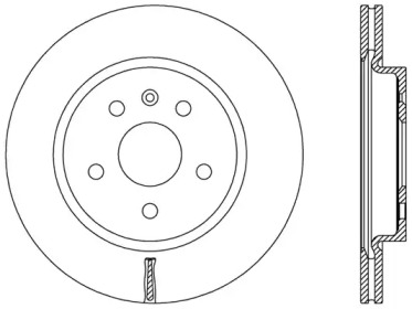 Тормозной диск (OPEN PARTS: BDR2497.20)