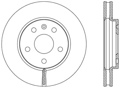 Тормозной диск (OPEN PARTS: BDR2498.20)