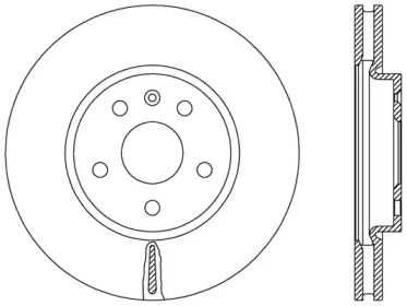 Тормозной диск (OPEN PARTS: BDR2499.20)