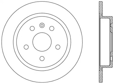 Тормозной диск (OPEN PARTS: BDR2508.10)