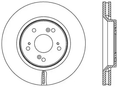 Тормозной диск (OPEN PARTS: BDR2516.20)