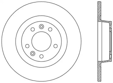 Тормозной диск (OPEN PARTS: BDR2518.10)