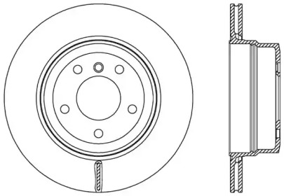 Тормозной диск (OPEN PARTS: BDR2531.20)