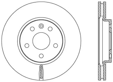 Тормозной диск (OPEN PARTS: BDR2535.20)