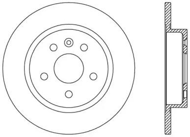 Тормозной диск (OPEN PARTS: BDR2537.10)