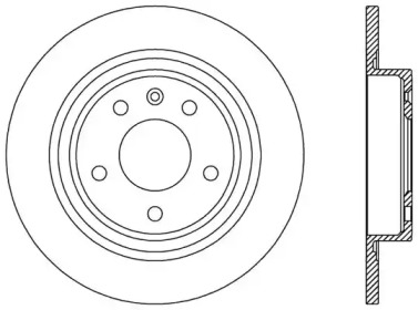 Тормозной диск (OPEN PARTS: BDR2538.10)