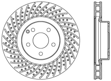 Тормозной диск (OPEN PARTS: BDR2540.25)