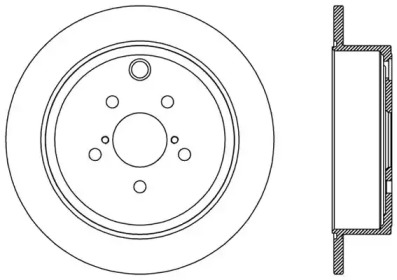 Тормозной диск (OPEN PARTS: BDR2541.10)