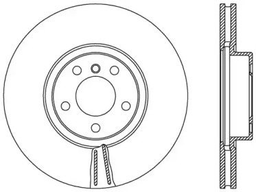 Тормозной диск (OPEN PARTS: BDR2544.20)