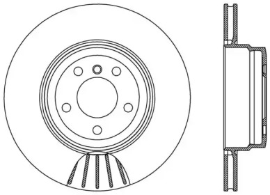 Тормозной диск (OPEN PARTS: BDR2545.20)