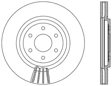 Тормозной диск (OPEN PARTS: BDR2549.20)