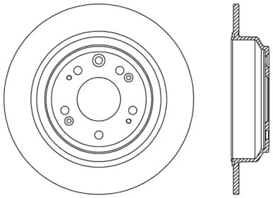 Тормозной диск (OPEN PARTS: BDR2551.10)