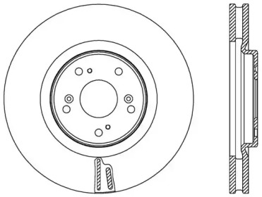 Тормозной диск (OPEN PARTS: BDR2555.20)