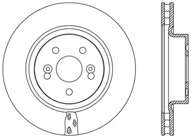 Тормозной диск (OPEN PARTS: BDR2571.20)