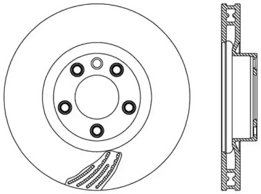 Тормозной диск (OPEN PARTS: BDR2573.20)