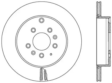 Тормозной диск (OPEN PARTS: BDR2580.20)