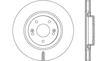 Тормозной диск (OPEN PARTS: BDR2606.20)