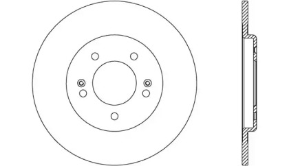 Тормозной диск (OPEN PARTS: BDR2608.10)