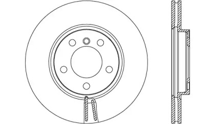 Тормозной диск (OPEN PARTS: BDR2610.20)