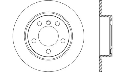 Тормозной диск (OPEN PARTS: BDR2611.10)