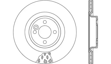 Тормозной диск (OPEN PARTS: BDR2612.20)