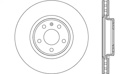 Тормозной диск (OPEN PARTS: BDR2617.20)