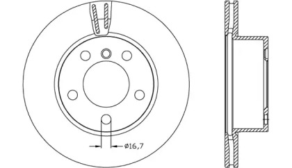 Тормозной диск (OPEN PARTS: BDR2621.20)