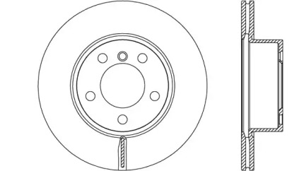 Тормозной диск (OPEN PARTS: BDR2622.20)